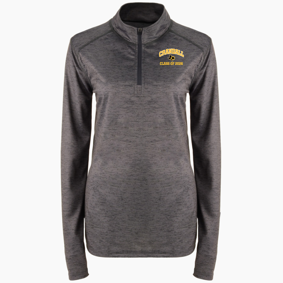CRANDALL HIGH SCHOOL PIRATES BSN SPORTS Women's Velocity 1/4 Zip Pullover
