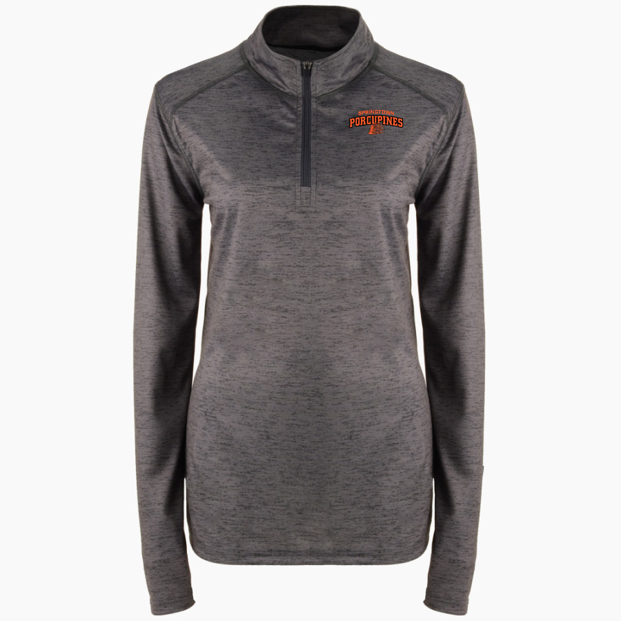 SPRINGTOWN HIGH SCHOOL PORCUPINES BSN SPORTS Women's Velocity 1/4 Zip Pullover
