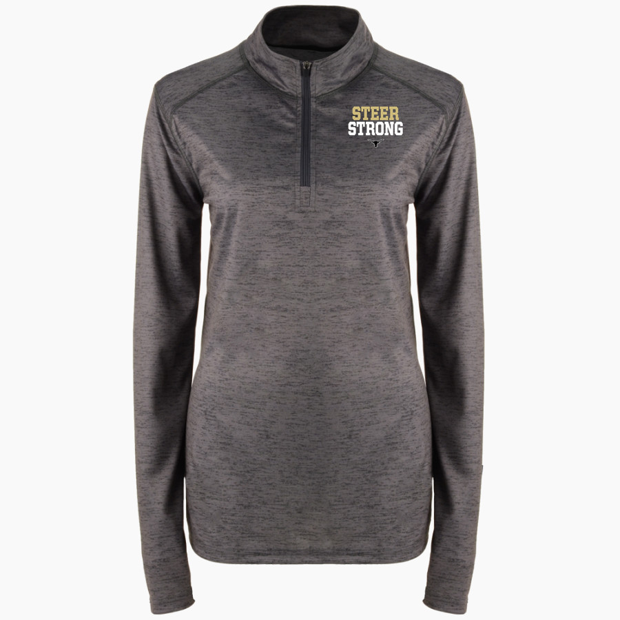 BIG SPRING HIGH SCHOOL STEERS <span class="pdp-name-mascot">BIG SPRING STEERS</span> BSN SPORTS Women's Velocity 1/4 Zip Pullover