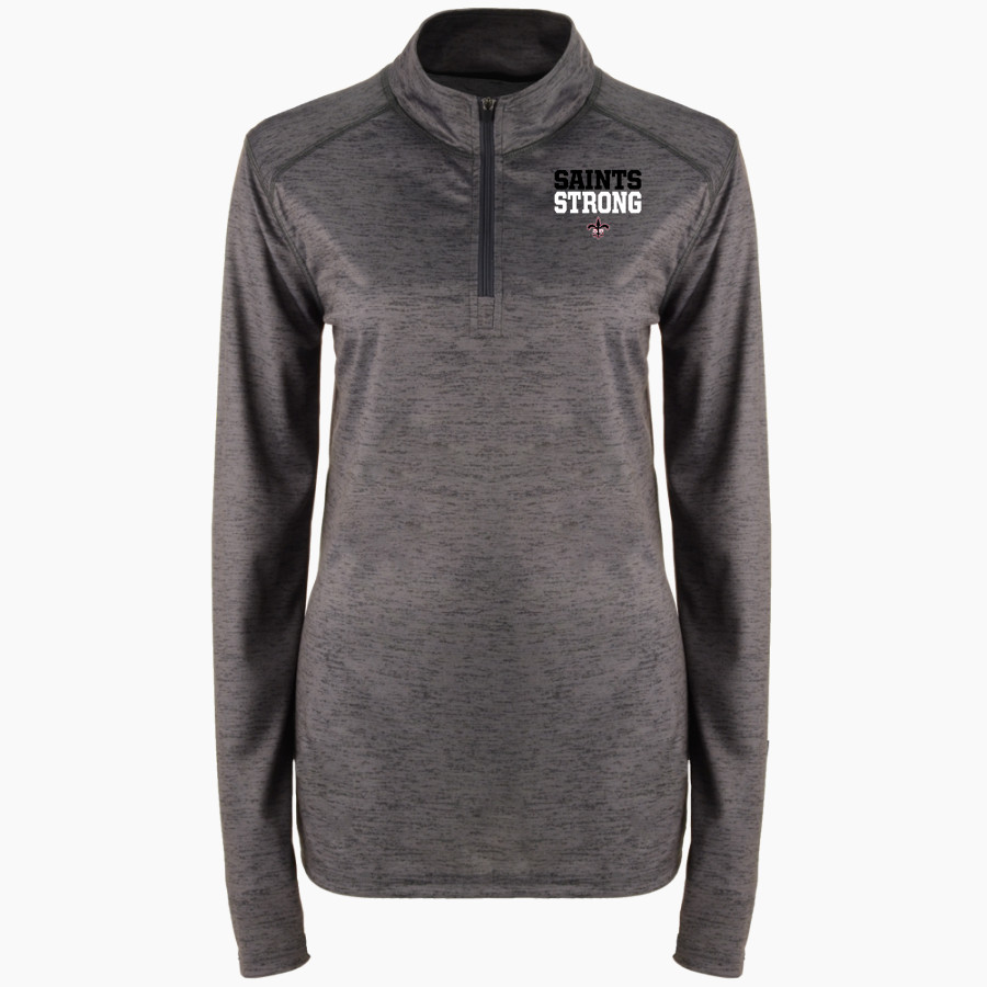 Santa Barbara Saints Football <span class="pdp-name-mascot">Santa Barbara Saints Football</span> BSN SPORTS Women's Velocity 1/4 Zip Pullover