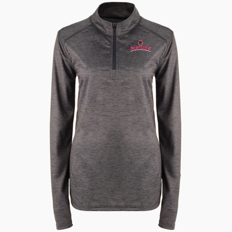OROSI HIGH SCHOOL CARDINALS <span class="pdp-name-mascot">OROSI CARDINALS</span> BSN SPORTS Women's Velocity 1/4 Zip Pullover