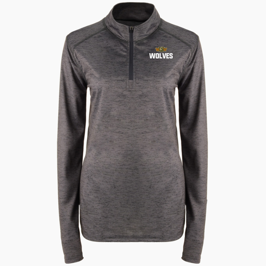 Walla Walla Wolves <span class="pdp-name-mascot">Walla Walla Wolves</span> BSN SPORTS Women's Velocity 1/4 Zip Pullover