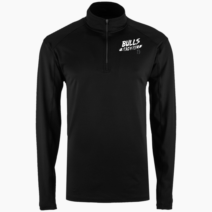 Indiana Bulls Baseball The Official Online Store <span class="pdp-name-mascot">Indiana Bulls</span> BSN SPORTS Men's Premier 1/4 Zip