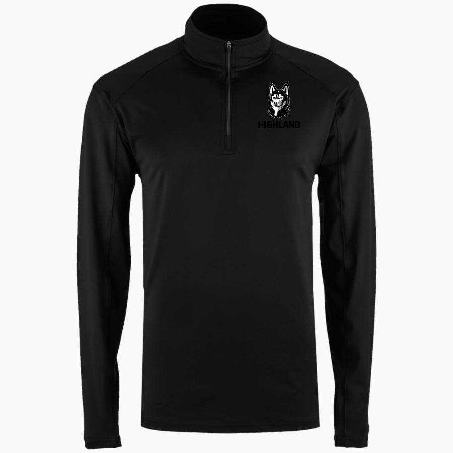 HIGHLAND HIGH SCHOOL HUSKIES BSN SPORTS Men's Premier 1/4 Zip