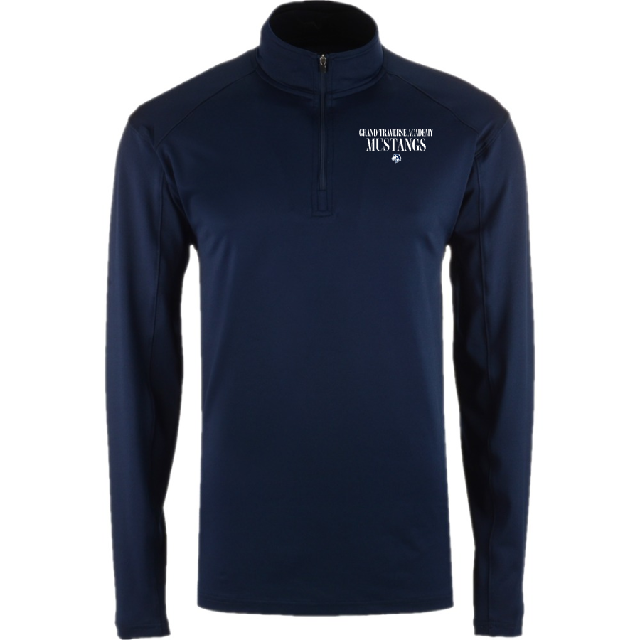 Grand Traverse Academy Mustangs <span class="pdp-name-mascot">Grand Traverse Academy Mustangs</span> BSN SPORTS Men's Premier 1/4 Zip