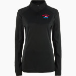 COLLEGE OF ST BENEDICT Bennies <span class="pdp-name-mascot">COLLEGE OF ST BENEDICT</span> BSN SPORTS Women's Premier 1/4 Zip Front Thumbnail