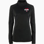 Chaffee Red Devils <span class="pdp-name-mascot">Chaffee Schools Red Devils</span> BSN SPORTS Women's Premier 1/4 Zip Front Thumbnail
