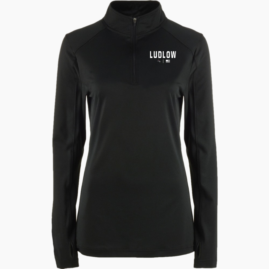 Ludlow Lions <span class="pdp-name-mascot">Lions</span> BSN SPORTS Women's Premier 1/4 Zip