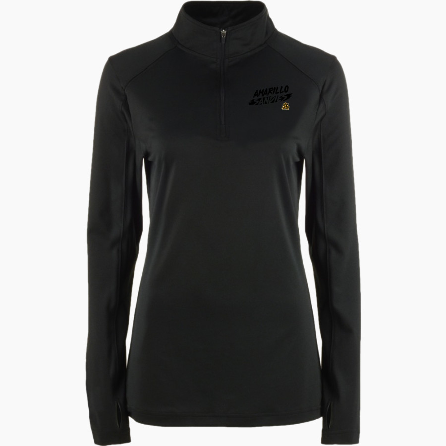 AMARILLO HIGH SCHOOL SANDIES <span class="pdp-name-mascot">AMARILLO SANDIES</span> BSN SPORTS Women's Premier 1/4 Zip