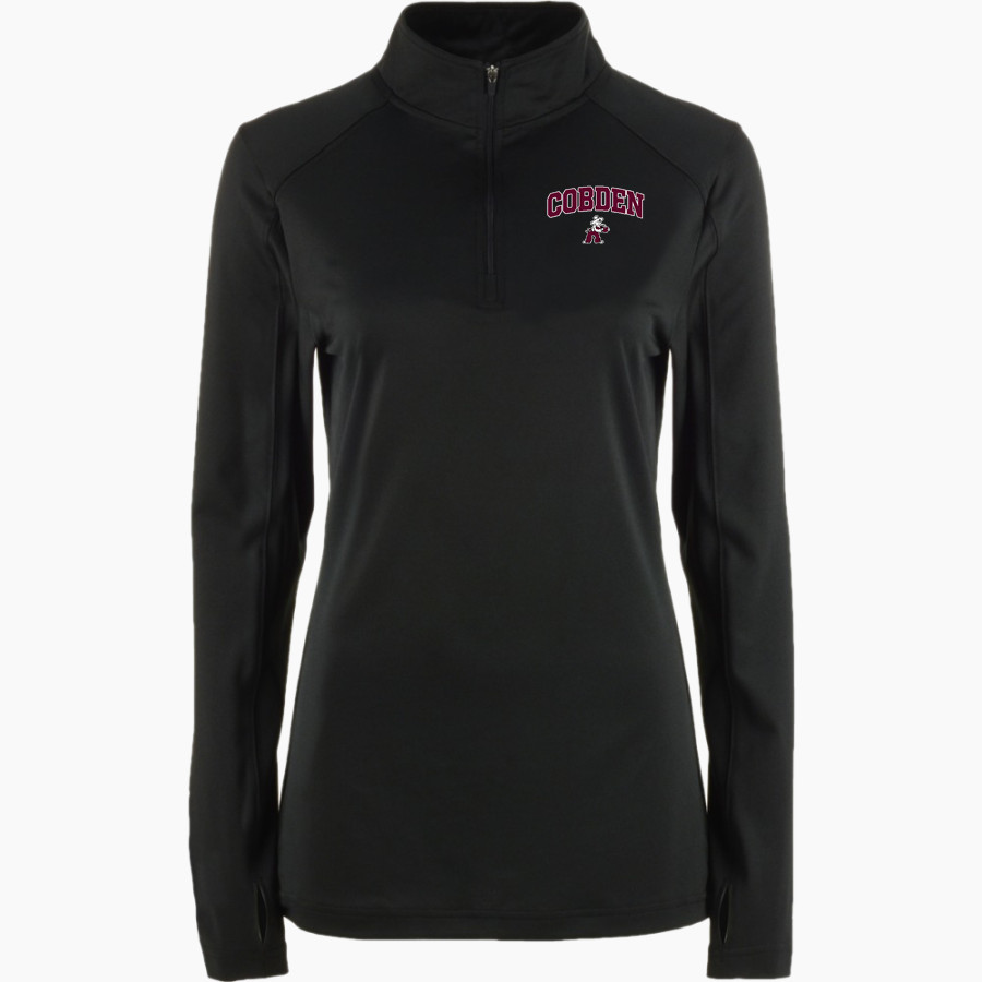 COBDEN HIGH SCHOOL APPLEKNOCKERS <span class="pdp-name-mascot">COBDEN APPLEKNOCKERS</span> BSN SPORTS Women's Premier 1/4 Zip