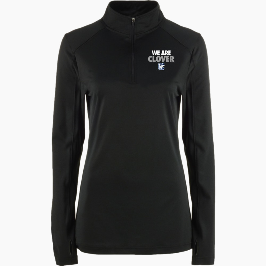 CLOVER HIGH SCHOOL BLUE EAGLES <span class="pdp-name-mascot">CLOVER BLUE EAGLES</span> BSN SPORTS Women's Premier 1/4 Zip