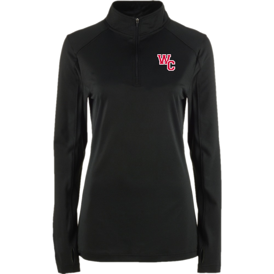 WOODLAND CHRISTIAN SCHOOL CARDINALS <span class="pdp-name-mascot">WOODLAND CARDINALS</span> BSN SPORTS Women's Premier 1/4 Zip