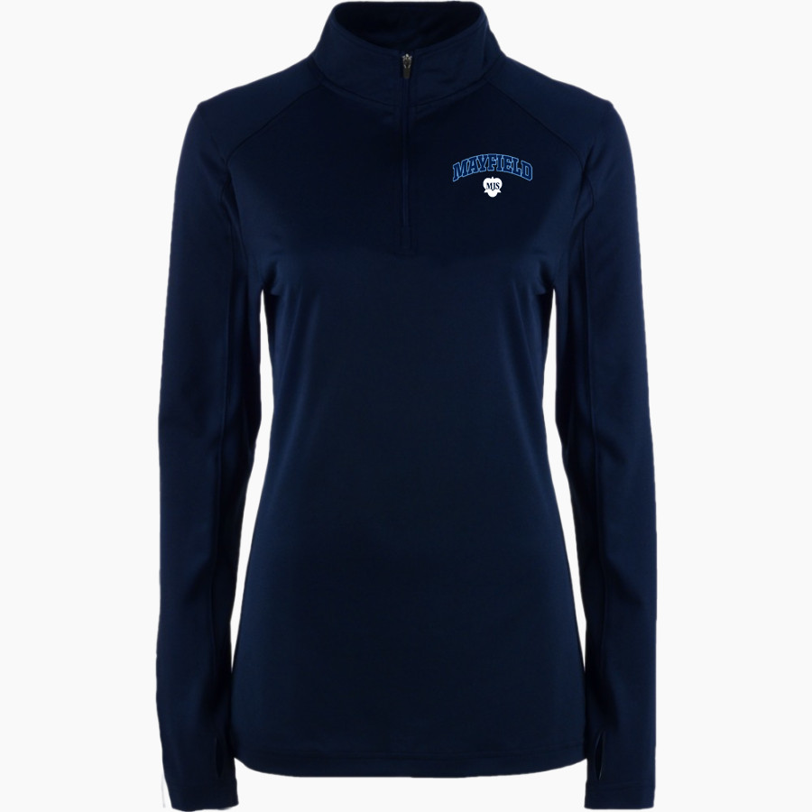 Mayfield Junior School Mustangs Online Store <span class="pdp-name-mascot">Mayfield Mustangs</span> BSN SPORTS Women's Premier 1/4 Zip