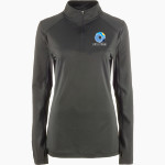 OCEANSIDE UNIFIED OCEANSIDE UNIFIED <span class="pdp-name-mascot">OCEANSIDE UNIFIED SCHOOL DISTRICT</span> BSN SPORTS Women's Premier 1/4 Zip Front Thumbnail