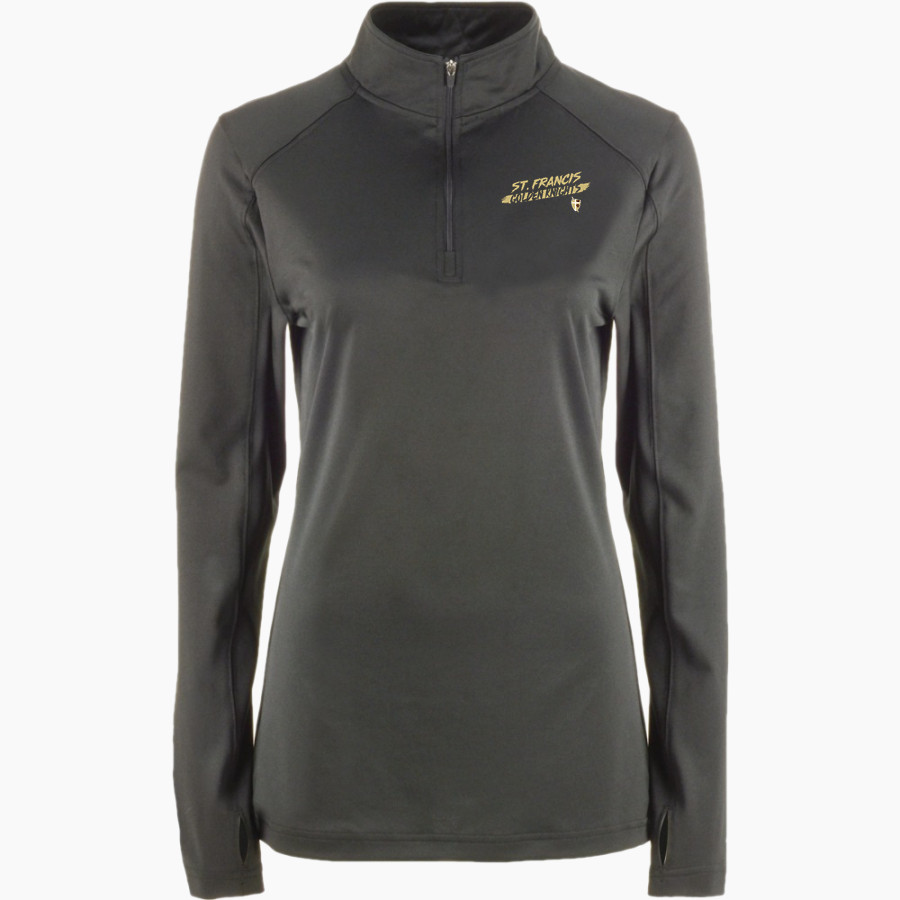 St. FRANCIS HIGH SCHOOL GOLDEN KNIGHTS <span class="pdp-name-mascot">SAINT FRANCIS GOLDEN KNIGHTS</span> BSN SPORTS Women's Premier 1/4 Zip