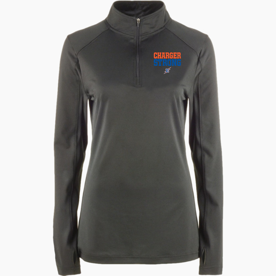 EDISON HIGH SCHOOL CHARGERS <span class="pdp-name-mascot">EDISON CHARGERS</span> BSN SPORTS Women's Premier 1/4 Zip