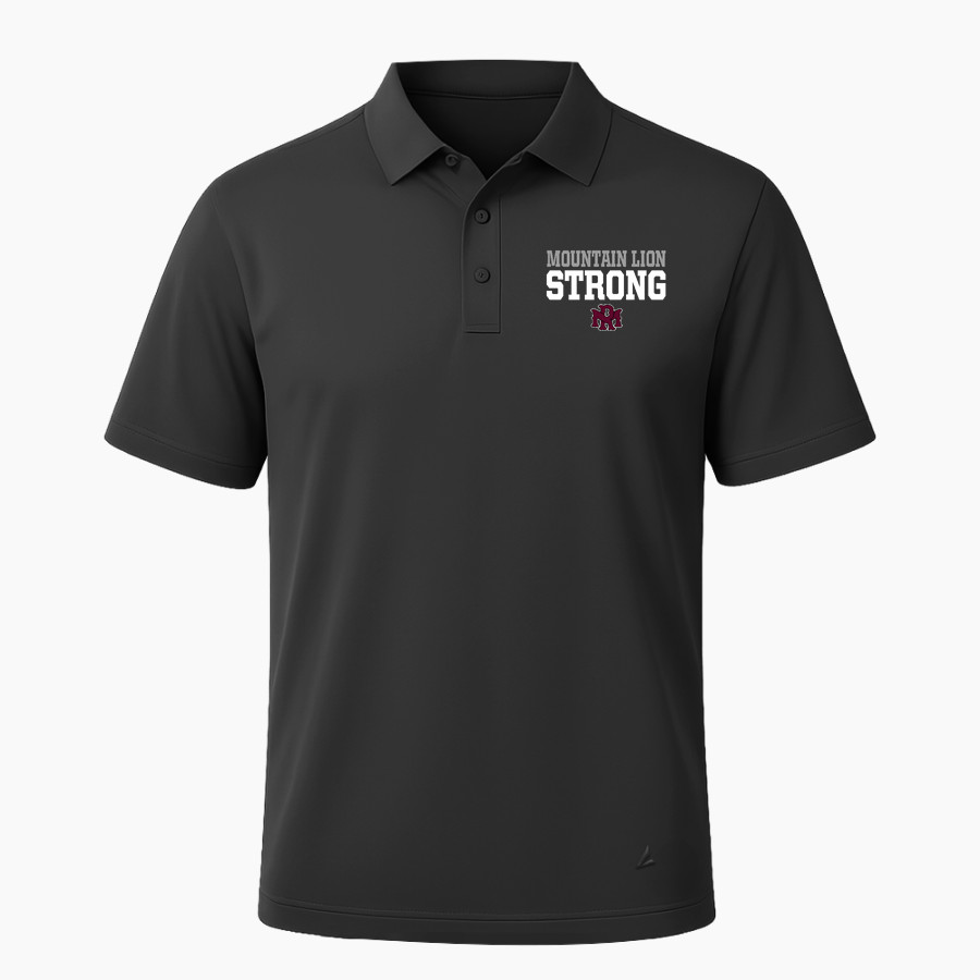 MOUNTAIN RIDGE HIGH SCHOOL MOUNTAIN LIONS BSN SPORTS Men's Impact Performance Polo