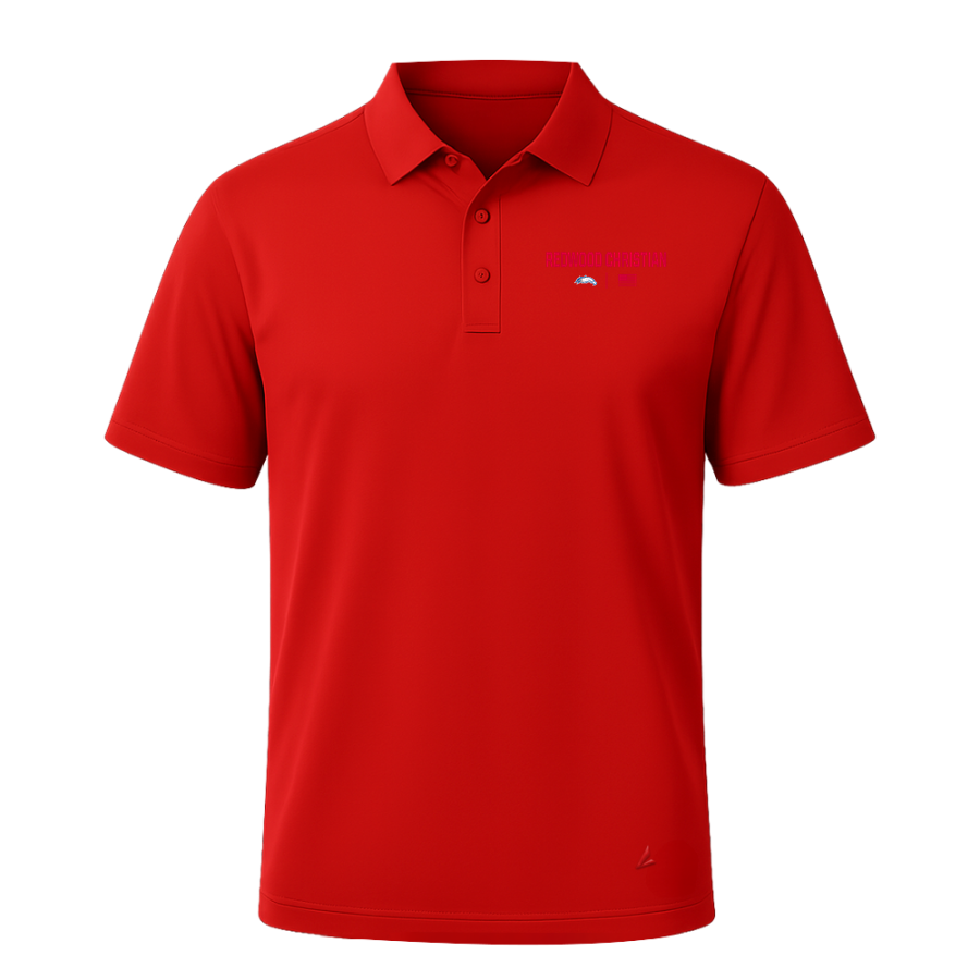 REDWOOD CHRISTIAN HIGH SCHOOL EAGLES <span class="pdp-name-mascot">REDWOOD CHRISTIAN EAGLES</span> BSN SPORTS Men's Impact Performance Polo