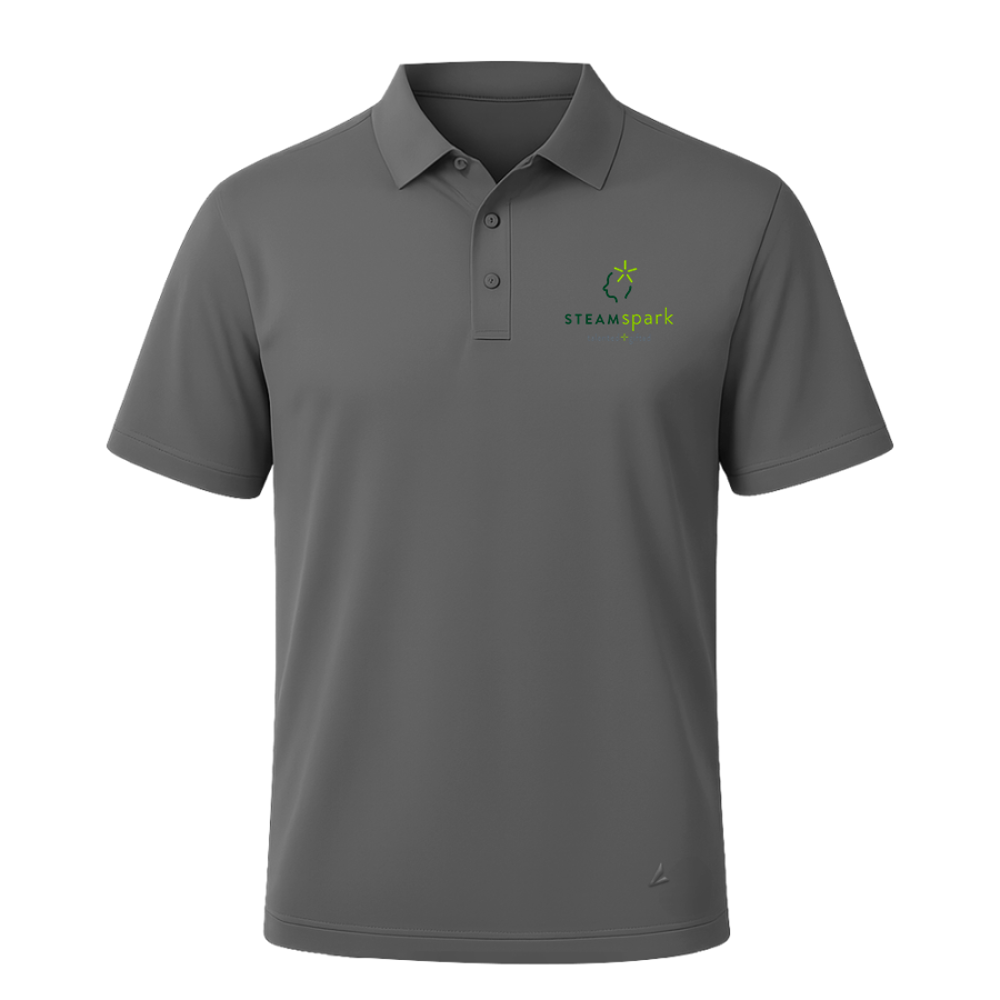 STEAMspark STEAMspark <span class="pdp-name-mascot">STEAMspark</span> BSN SPORTS Men's Impact Performance Polo