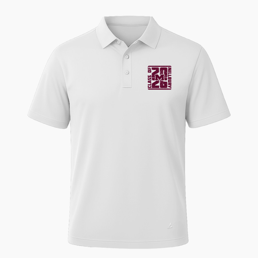 MILLBURY SR HIGH SCHOOL WOOLIES <span class="pdp-name-mascot">MILLBURY MEMORIAL WOOLIES</span> BSN SPORTS Men's Impact Performance Polo