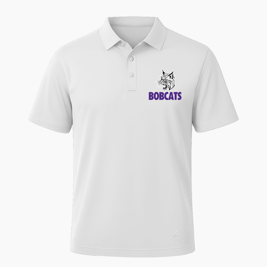 HYDRO-EAKLY HIGH SCHOOL BOBCATS BSN SPORTS Men's Impact Performance Polo