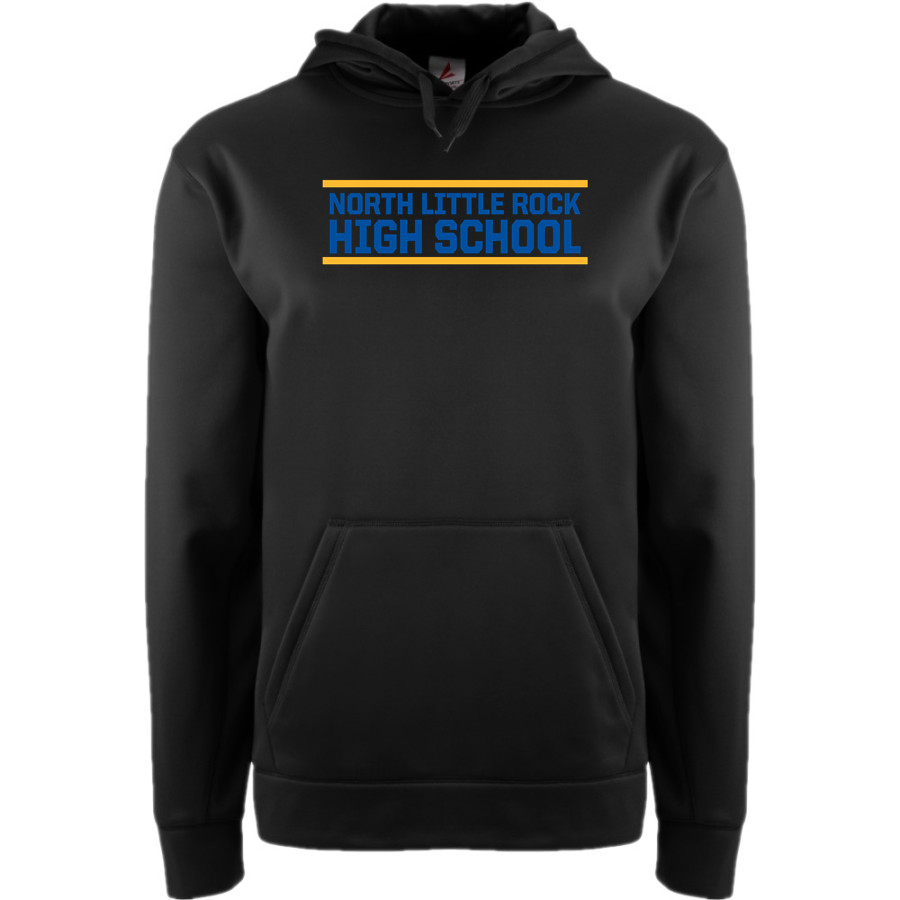NORTH LITTLE ROCK HIGH SCHOOL CHARGING WILDCATS BSN SPORTS Men's Recruit Hoodie