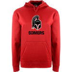 Somers Softball Spartans BSN SPORTS Men's Recruit Hoodie Front Thumbnail