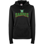 Communion of Saints School Sabres official sideline store BSN SPORTS Women's Recruit Hoodie Front Thumbnail