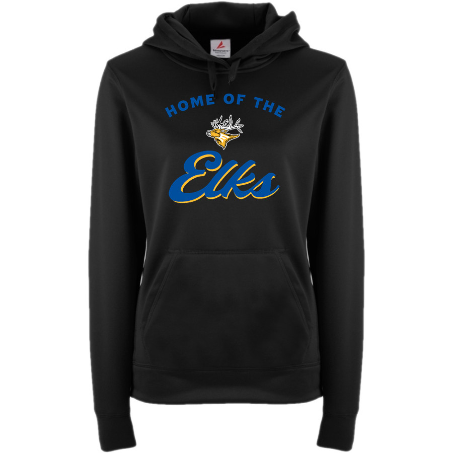 LAKE QUINAULT HIGH SCHOOL ELKS <span class="pdp-name-mascot">LAKE QUINAULT ELKS</span> BSN SPORTS Women's Recruit Hoodie