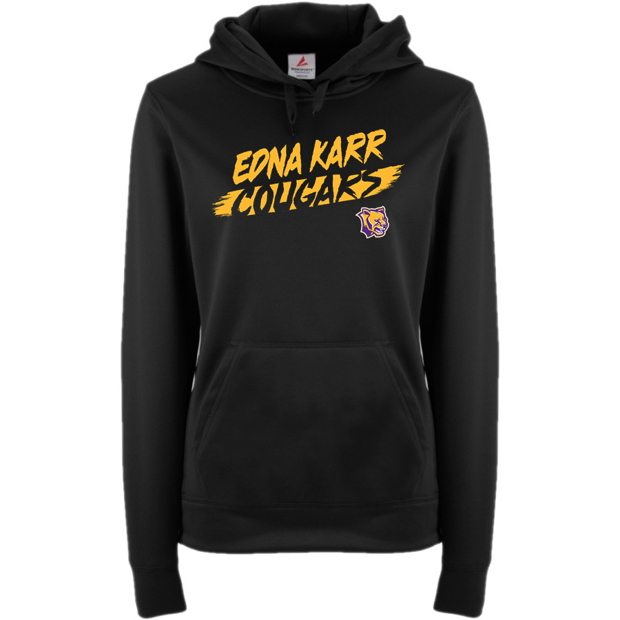 EDNA KARR HIGH SCHOOL COUGARS BSN SPORTS Women's Recruit Hoodie
