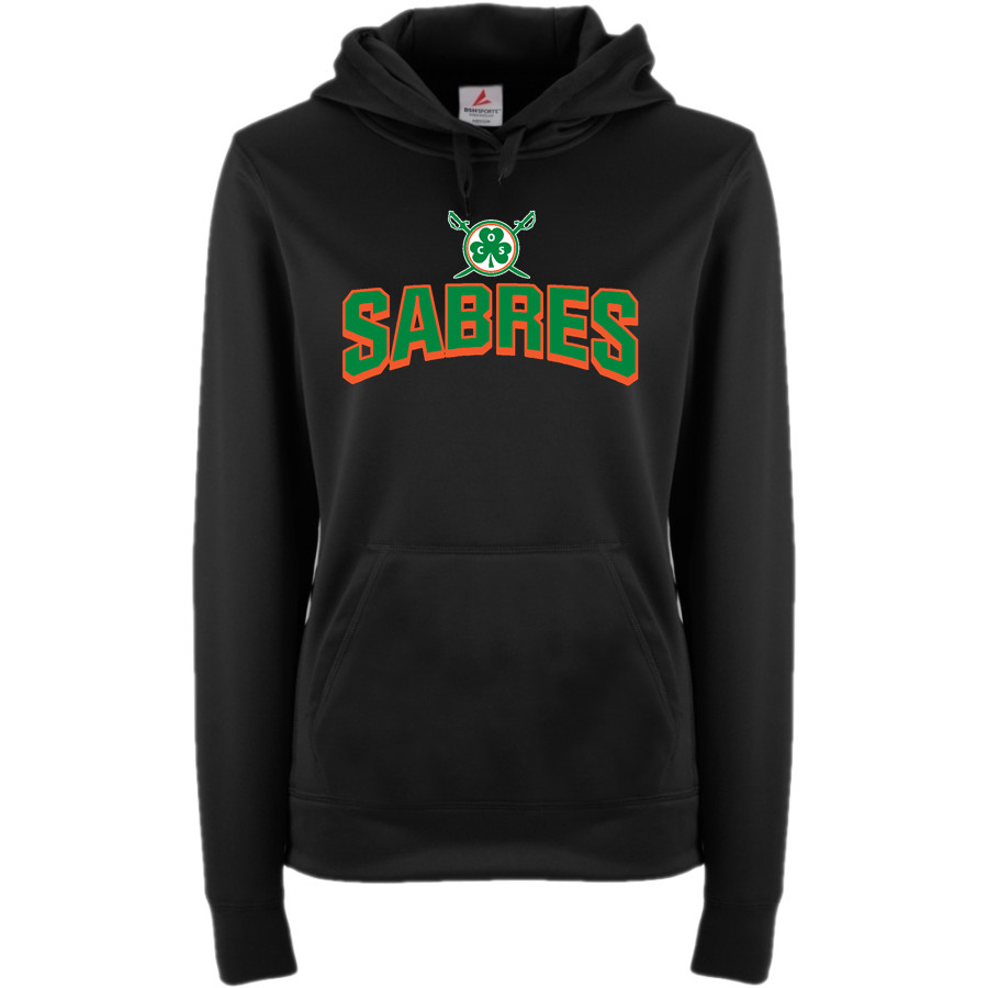 Communion of Saints School Sabres official sideline store BSN SPORTS Women's Recruit Hoodie