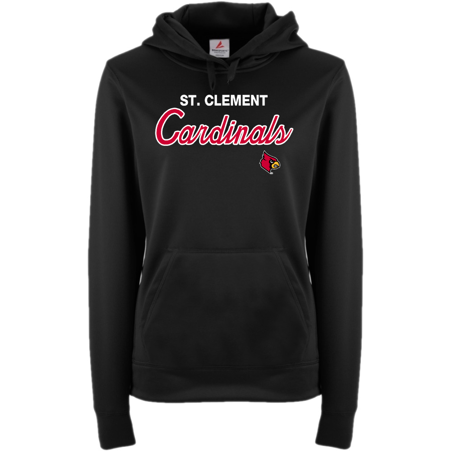 St. Clement Cardinals <span class="pdp-name-mascot">St. Clement School Cardinals</span> BSN SPORTS Women's Recruit Hoodie