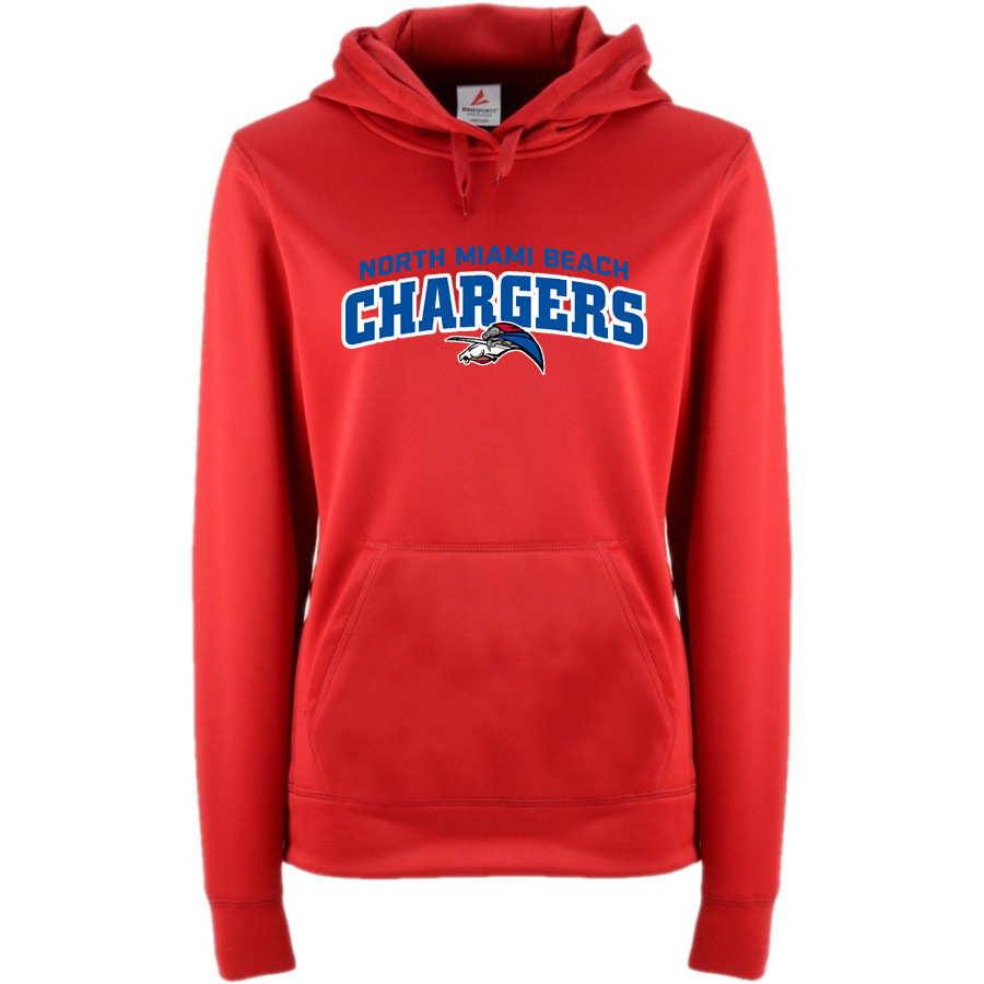 NORTH MIAMI BEACH SENIOR HIGH SCHOOL CHARGERS BSN SPORTS Women's Recruit Hoodie