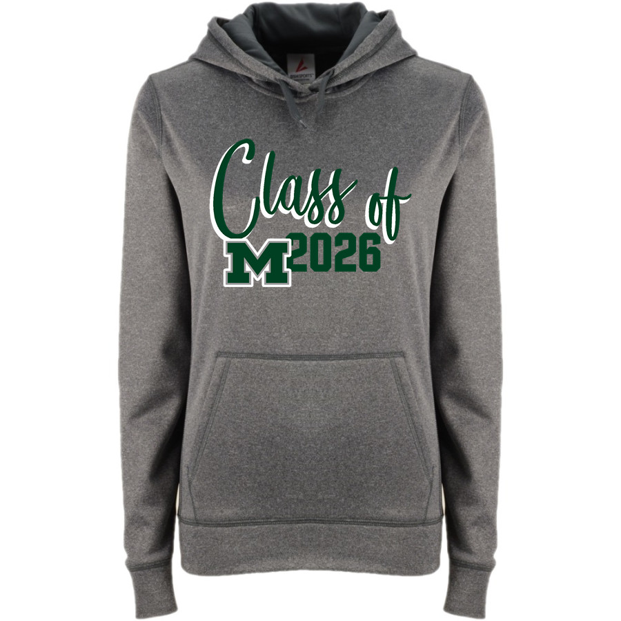 Madison Comprehensive Rams Logo BSN SPORTS Women's Recruit Hoodie - MADISON COMPREHENSIVE HIGH RAMS ...