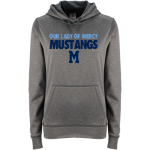 OUR LADY OF MERCY ACADEMY MUSTANGS <span class="pdp-name-mascot">OUR LADY OF MERCY MUSTANGS</span> BSN SPORTS Women's Recruit Hoodie Front Thumbnail