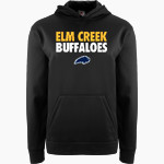 Elm Creek Buffaloes <span class="pdp-name-mascot">Elm Creek Buffaloes</span> BSN SPORTS Youth Recruit Hoodie Front Thumbnail