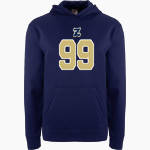 ZEPHYRHILLS CHRISTIAN ACADEMY WARRIORS <span class="pdp-name-mascot">ZEPHYRHILLS WARRIORS</span> BSN SPORTS Youth Recruit Hoodie Front Thumbnail
