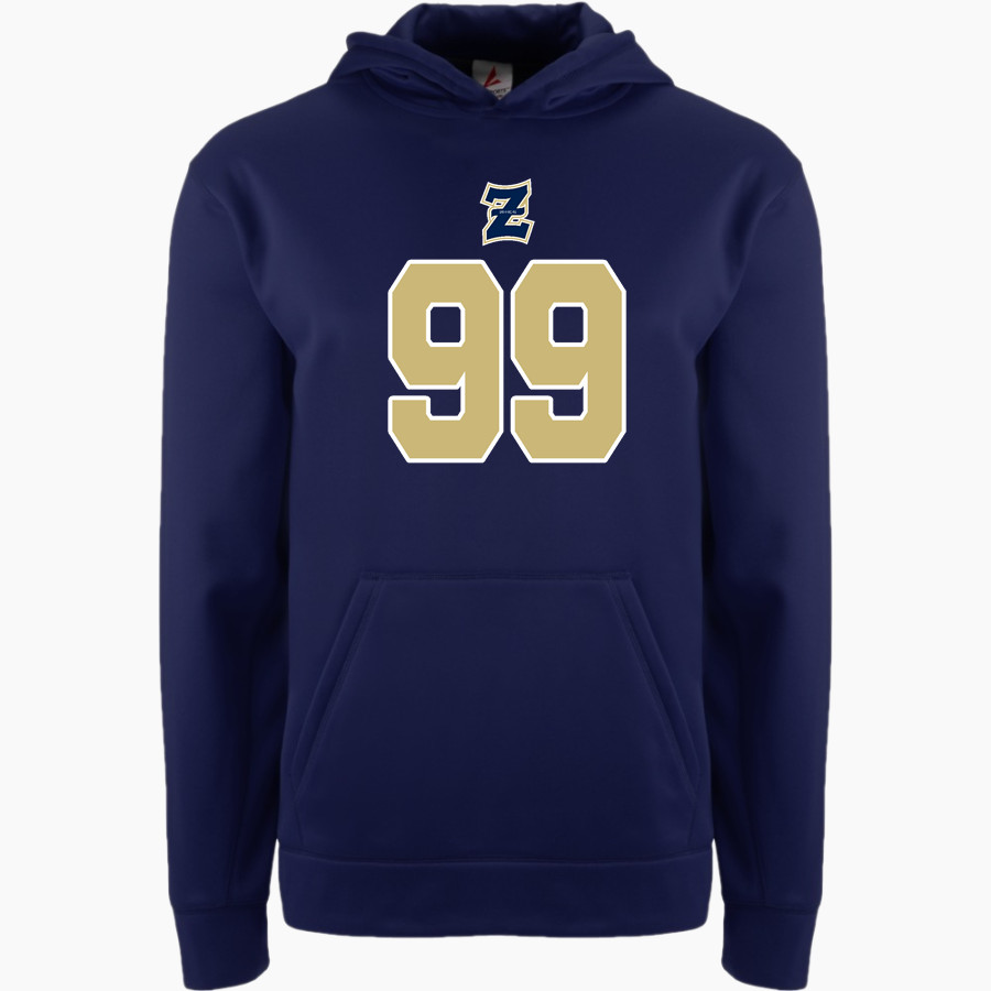 ZEPHYRHILLS CHRISTIAN ACADEMY WARRIORS <span class="pdp-name-mascot">ZEPHYRHILLS WARRIORS</span> BSN SPORTS Youth Recruit Hoodie
