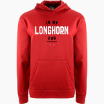 DOVER HIGH SCHOOL LONGHORNS BSN SPORTS Youth Recruit Hoodie Front Thumbnail