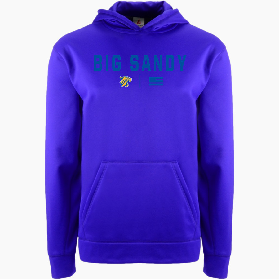 BIG SANDY HIGH SCHOOL WILDCATS <span class="pdp-name-mascot">BIG SANDY WILDCATS</span> BSN SPORTS Youth Recruit Hoodie