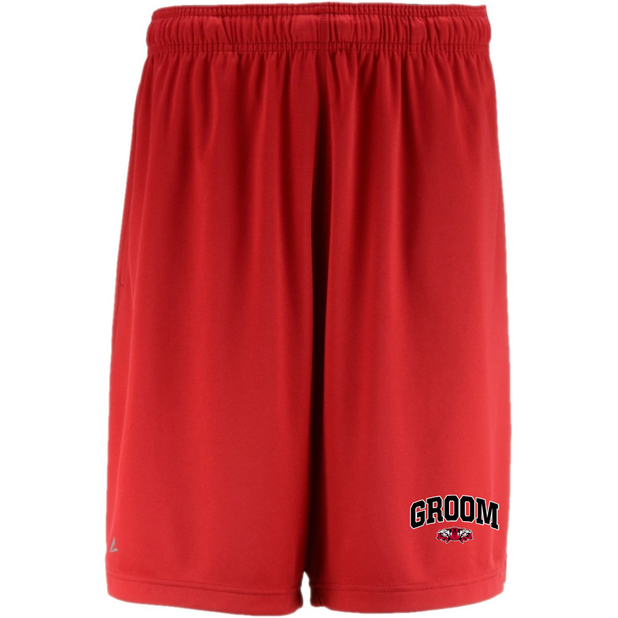 GROOM HIGH SCHOOL TIGERS BSN SPORTS Men's Agility 2 Pocket Short