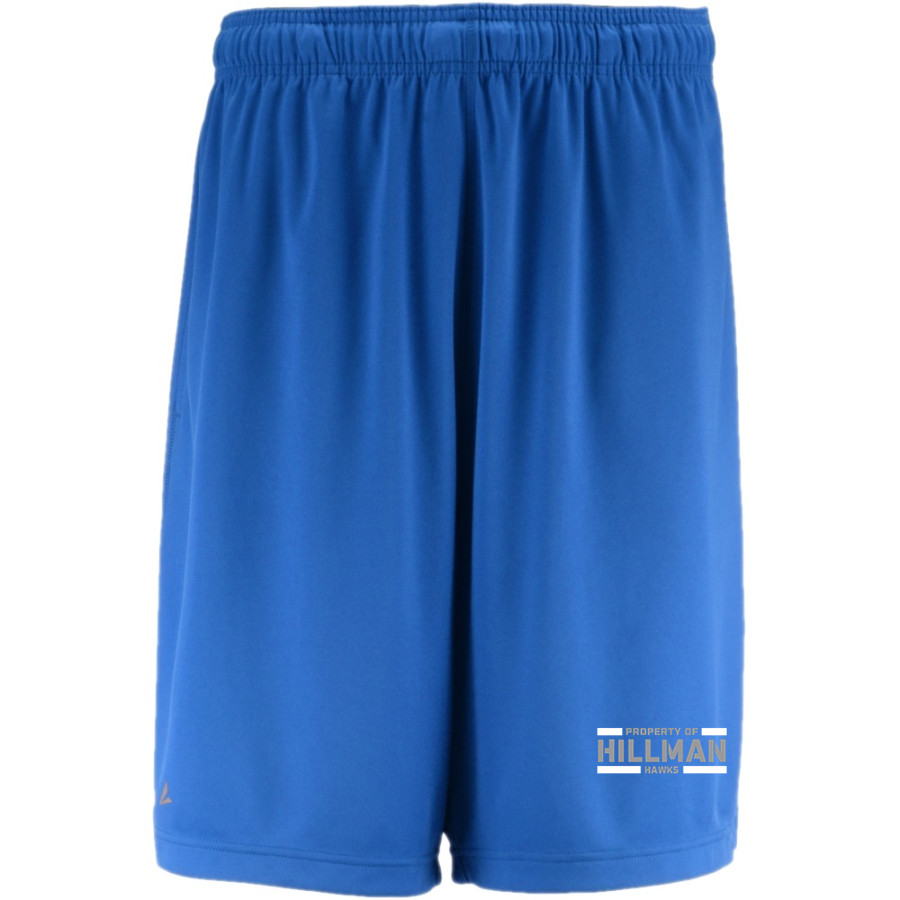 Hillman Hawks <span class="pdp-name-mascot">Hillman Elementary Hawks</span> BSN SPORTS Men's Agility 2 Pocket Short