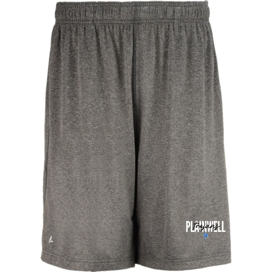PLAINWELL HIGH SCHOOL TROJANS <span class="pdp-name-mascot">PLAINWELL TROJANS</span> BSN SPORTS Men's Agility 2 Pocket Short