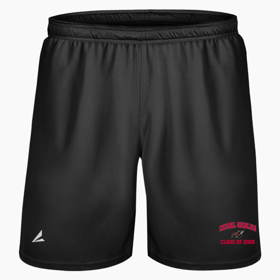 CORAL GABLES HIGH SCHOOL CAVALIERS <span class="pdp-name-mascot">CORAL GABLES CAVALIERS</span> BSN SPORTS Men's Agility Non-Pocket Short