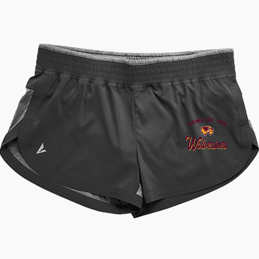 Au Gres-Sims HIGH SCHOOL WOLVERINES BSN SPORTS Women's Training Shorts