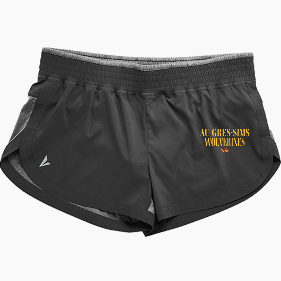 Au Gres-Sims HIGH SCHOOL WOLVERINES BSN SPORTS Women's Training Shorts