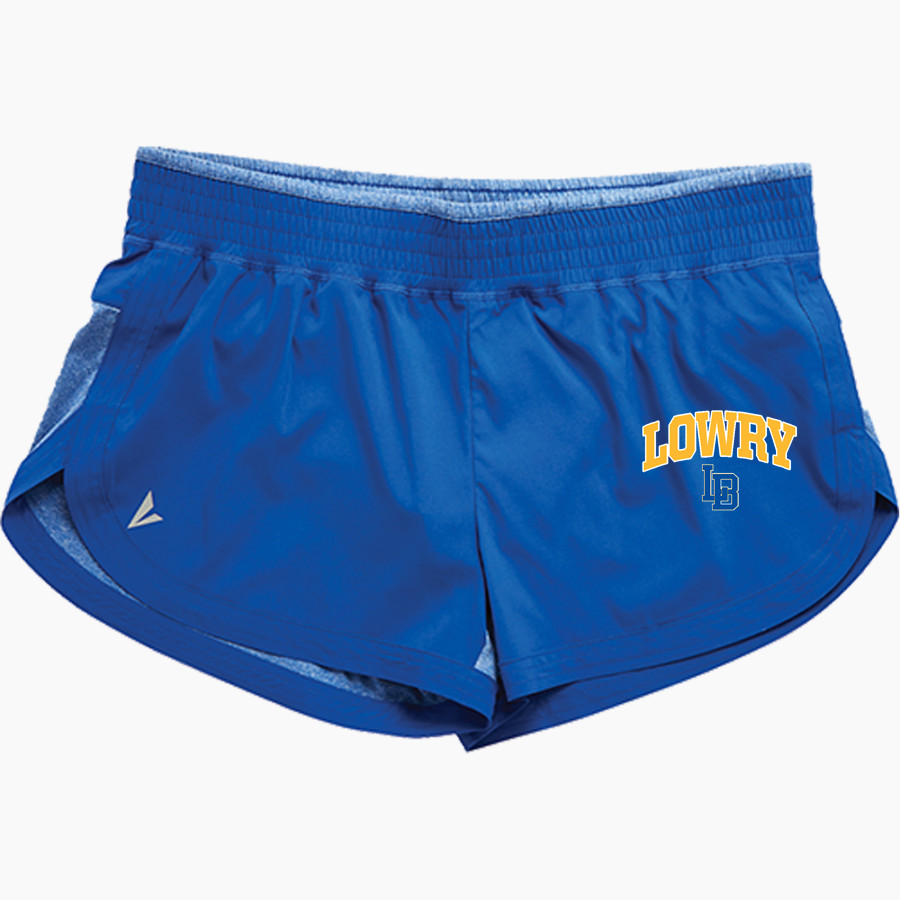 LOWRY HIGH SCHOOL BUCKAROOS BSN SPORTS Women's Training Shorts