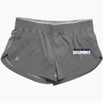 Discovery Dolphins <span class="pdp-name-mascot">Discovery School Dolphins</span> BSN SPORTS Women's Training Shorts Front Thumbnail