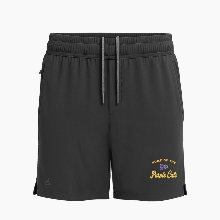 Ariton Purple Cats <span class="pdp-name-mascot">Ariton Purple Cats</span> BSN SPORTS Men's Apex Woven 7" Short