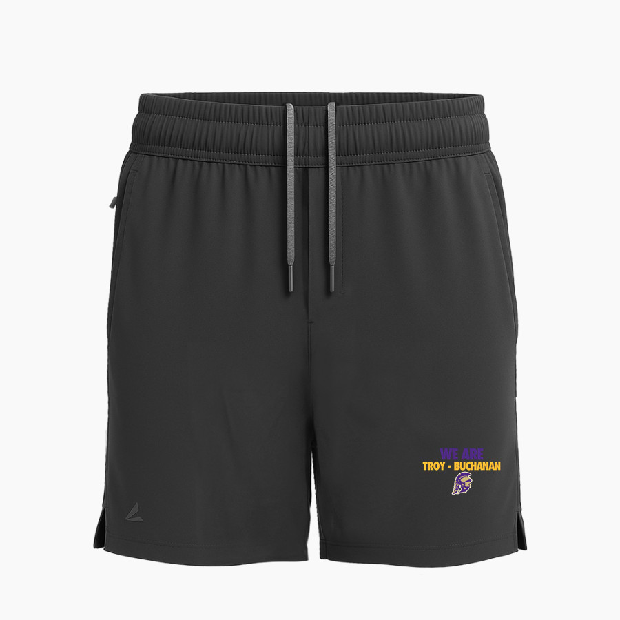 TROY-BUCHANAN HIGH SCHOOL TROJANS <span class="pdp-name-mascot">TROY - BUCHANAN TROJANS</span> BSN SPORTS Men's Apex Woven 7" Short